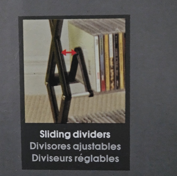 2 Atlantic Mitsu Media Storage Rack - Picture 2 of 4